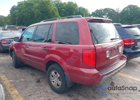 2004 Honda Pilot Ex-L from USA, damaged, VIN 5FNYF18684B010489